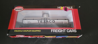BOXED HO Scale Train Car MODEL POWER 98106 TEXACO CHEMICAL TANK KNUCKLER FFFFF