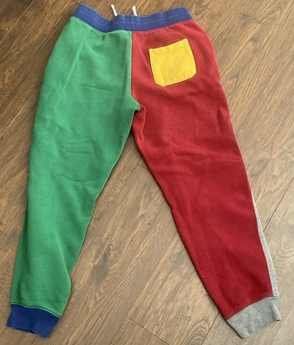 Polo Ralph Lauren Color Blocked Jogger Pants Boys Medium 10/12 - Picture 2 of 4