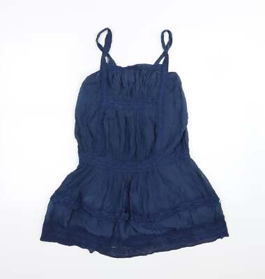 Nekane Damen Bluse blau Baumwollmischung Größe S
