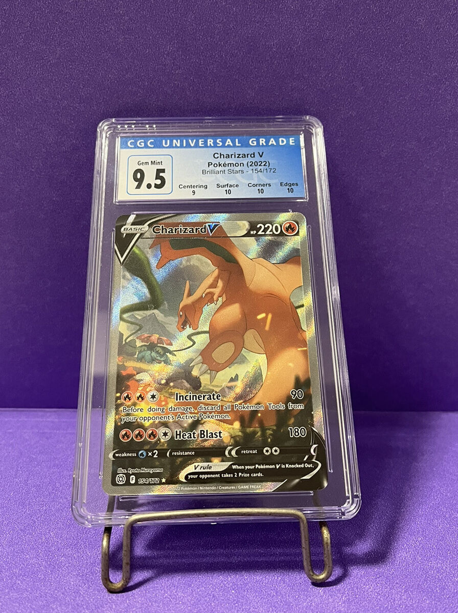 ⭐️Gem Mint Charizard V Alt Art 154/172 CGC 9.5 / PSA 10 ⭐️Gem Mint Charizard V Alt Art 154/172 CGC 9.5 / PSA 10