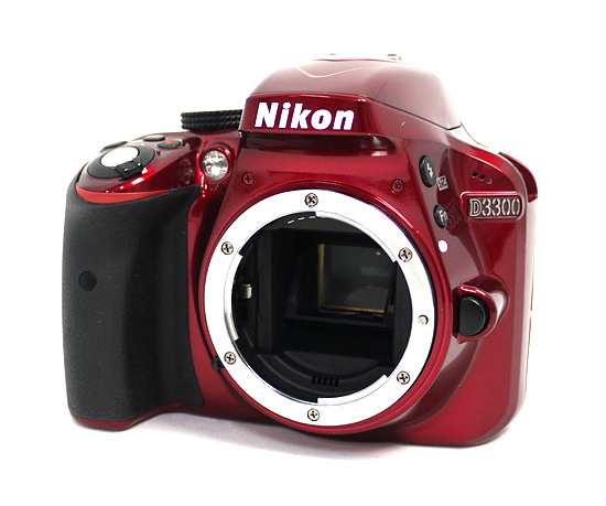 Nikon D D3300 24.2MP Digital SLR Camera - Red (Kit w/ AF-S DX VR  