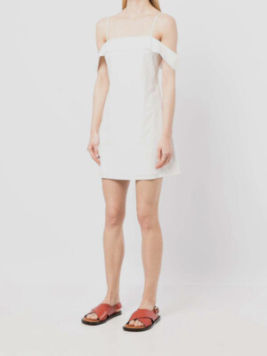 white off the shoulder shift dress Splendid Off Shoulder Women's Dress White : SM (Women's 2-4)