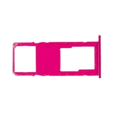 SIM Micro SD Card Tray Single for Samsung Galaxy A01 Red Holder Slot Insert