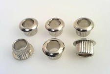 True Custom Shop® Set of 6 Nickel 1/4" Tuner Bushings for Fender Tele & Strat