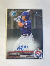2017 Bowman Chrome - Prospect Autographs #CPA-AT Anderson Tejeda (AU, RC)
