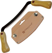 Flexcut Flexible Draw Woodcarving Tool, Hand-sharpened blade, FLEXKN16  