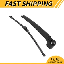 Rear Windshield Wiper Blade Arm Set 335mm Custom for Volkswagen Tiguan 2007-2017