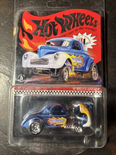 Hot Wheels ‘41 Willys Wild Blue Gasser 2020 RLC Selections Series - Picture 2 of 3