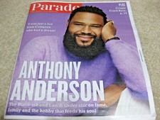Anthony Anderson Parade Newspaper Magazine 2022 Black-ish Law & Order ABC NBC