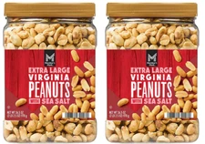 2 pack Member's Mark Extra Large Virginia Peanuts, 34.5 oz. FREE shipping