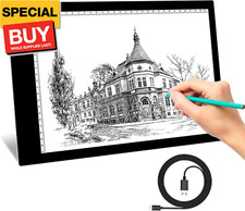 Light Pad - Light Box for Tracing, Adjustable Brightness Eye-Care Portable Light