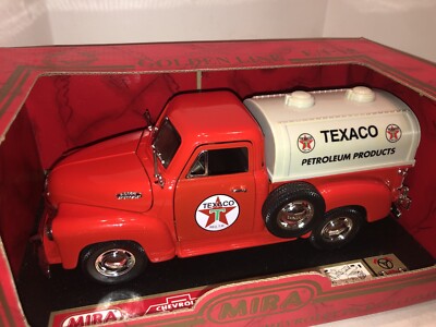 1953 CHEVROLET CHEVY TEXACO PICKUP TANKER FAIRFIELD MIRA RED 1:18