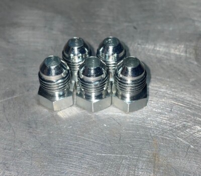 (5) 2408-06,  3/8''  #06  MALE JIC PLUG HYDRAULIC ADAPTER FITTING