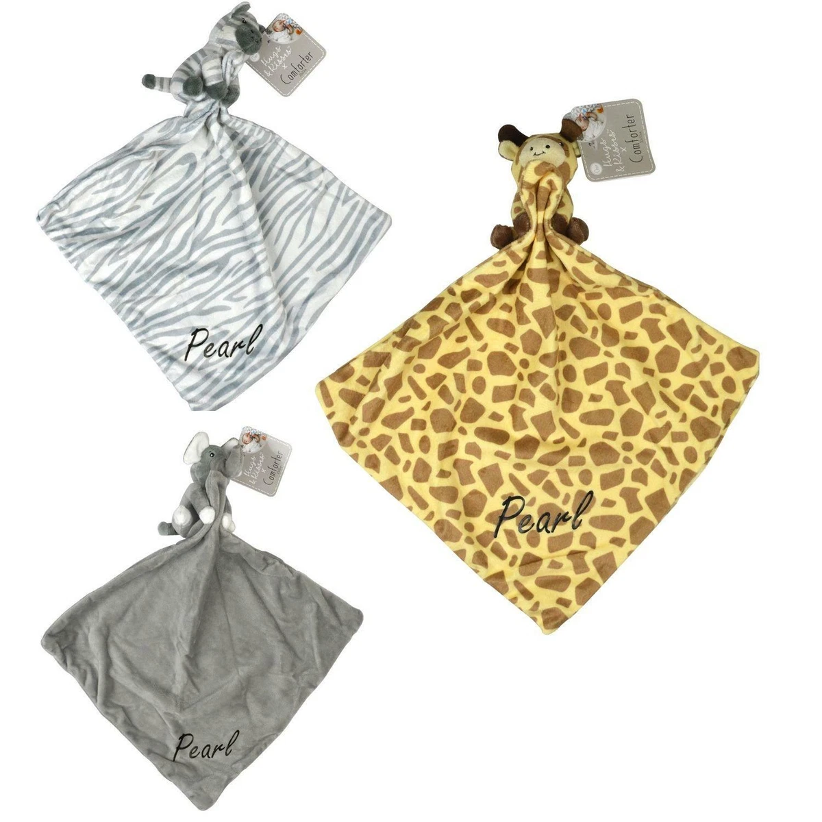 Personalised baby comforters cheap