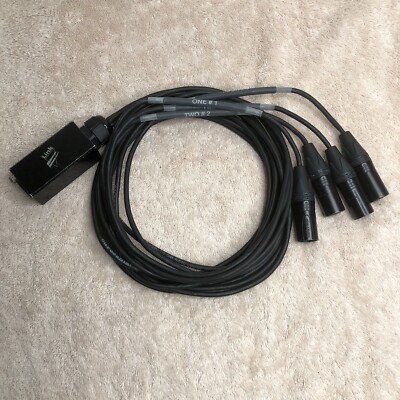 Neutrik Ethercon DMX To RJ45 Cat5 Shuttle Snake 4 Way 3-Pin Male