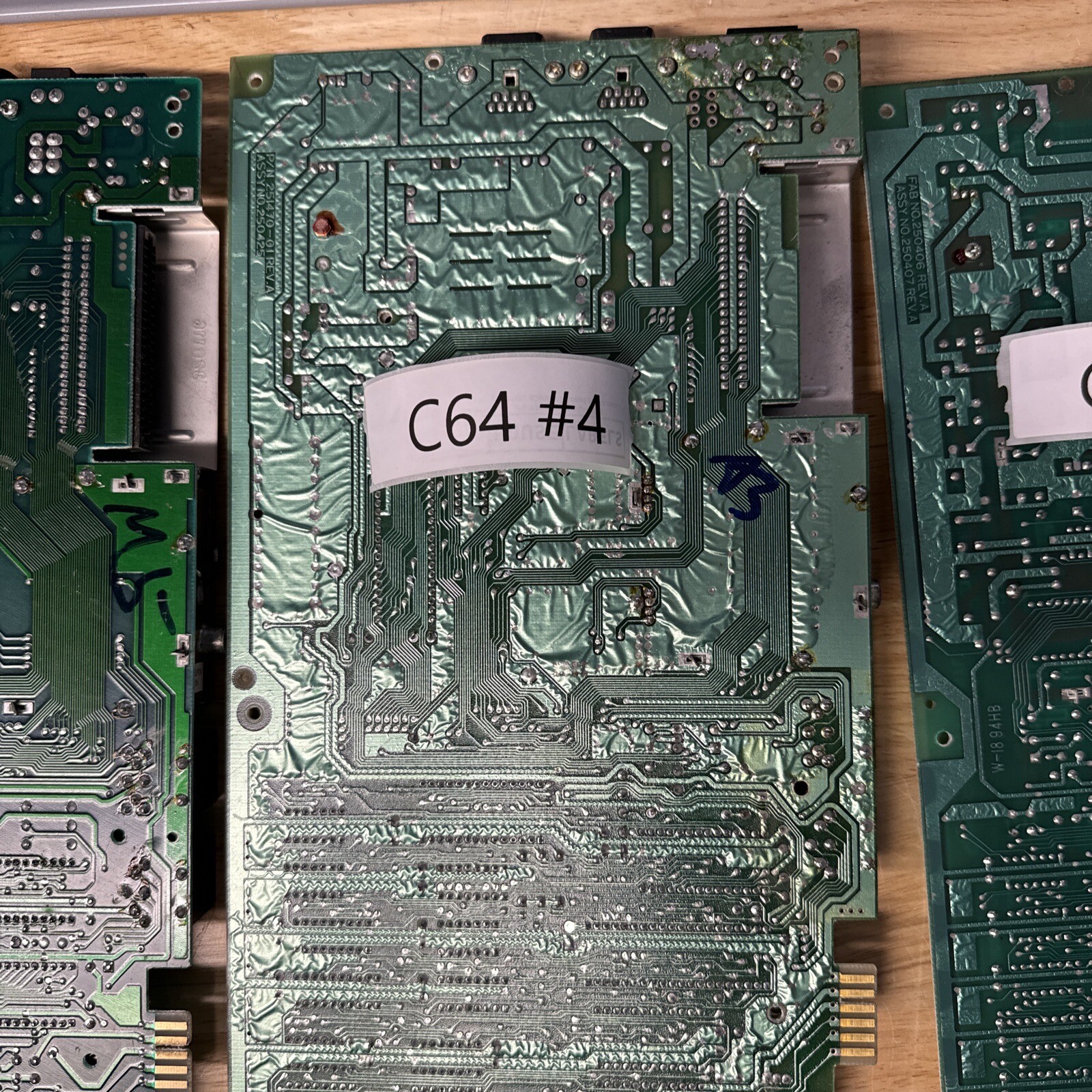 Lot of 6 Commodore 64 motherboards for parts or repair Missing Parts eBay