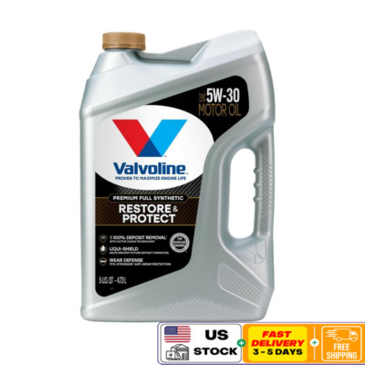 Full Synthetic Motor Oil 5W-30 Active Clean Technology Engine Protection New