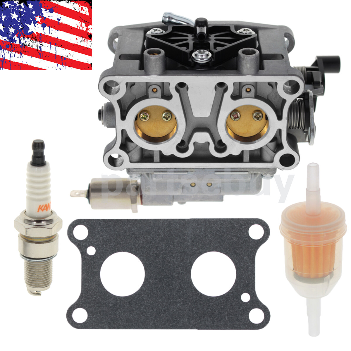 Hana様 16100Z0A815 Carburetor + Fuel Solenoid Assembly For Honda GXV530