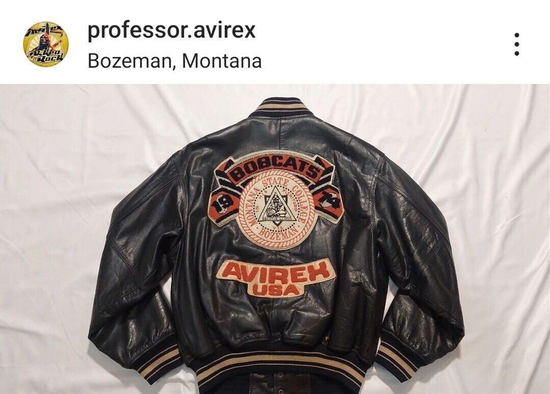 Rare 90s Avirex USA Bozeman Bobcats Sz S | eBay Rare 90s Avirex USA Bozeman Bobcats Sz S | eBay