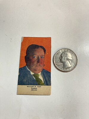1921 W563 President William H Taft small script 1909 to 1913 no creases ...