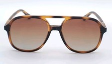 Sojos SJ2174 C4 SY Brown Aviator 55x18 140 Sunglasses