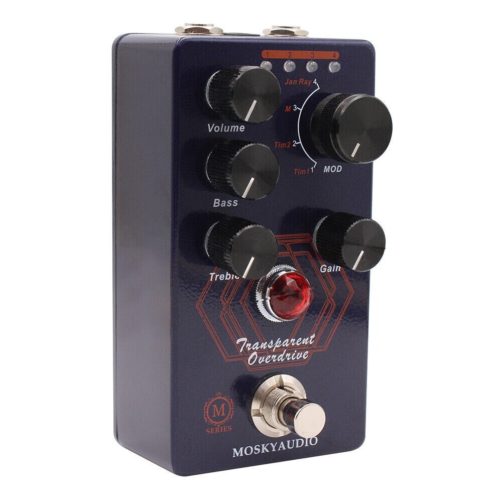 未使用Mosky Audio Transparent Overdrive Mosky Audio Transparent Overdrive Guitar Pedal 4 Controls Vol Bass