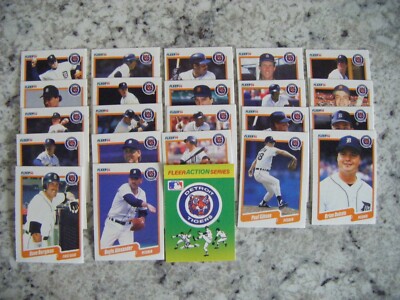 FLEER 1990 DETROIT TIGERS  22 CARD Team Set