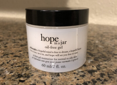 NEW SEALED Philosophy Hope in a Jar OIL-FREE GEL Moisturizer 2 OZ Normal To Oily