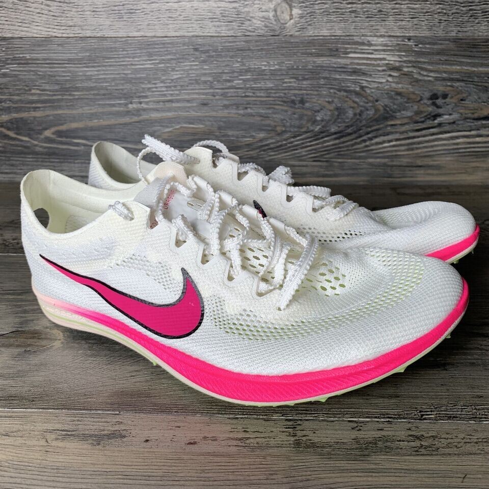 Nike ZoomX Dragonfly Track Spikes Mens SIZE 15 Sail White Pink