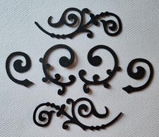 Swirl Set. Scrapbook, Card Making Paper Piecing