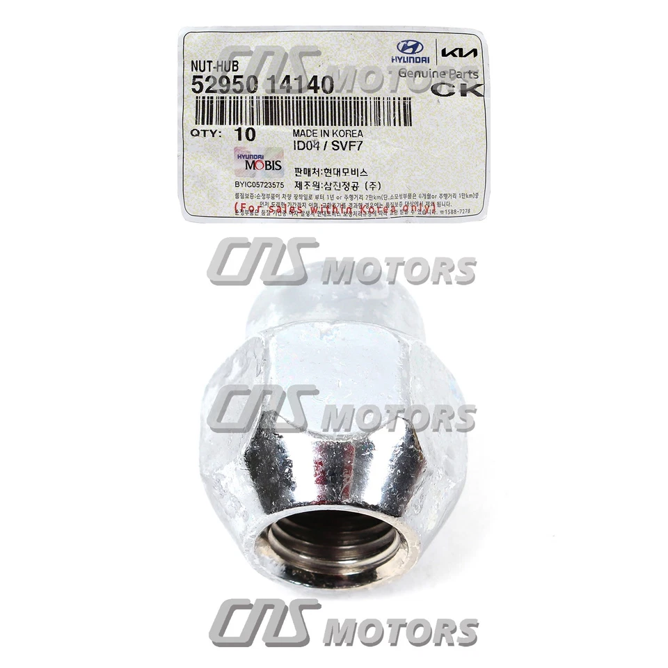 ✅GENUINE✅ Hyundai Kia 1990-2024 for Aluminum Wheel Lug Nuts 20PCS OEM 5295014140 - Изображение 3 из 4