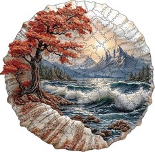 Wood Puzzles 200 Pieces, Irregular Animal Shaped Unique Wooden Jigsaw Puzzles