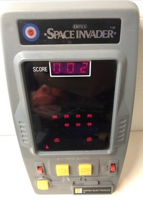 1981 Entex Space Invader Electronic Handheld Arcade Game Tested Working READ