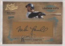 2004 Donruss Leather & Lumber Cuts Glove 38/160 Mike Lowell #LC-28 Auto uk2