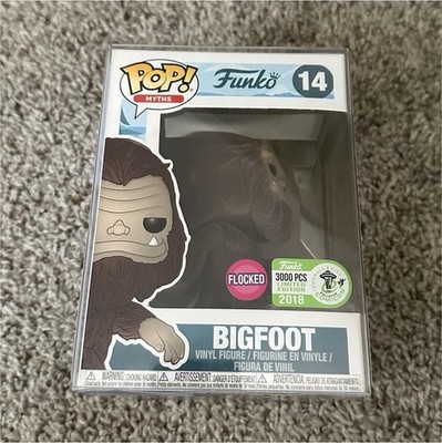 Funko Pop! Myths Bigfoot #14 Flocked Limited Edition ECCC 2018 3000pc