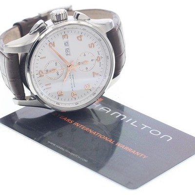 Hamilton Jazzmaster H327660 45mm SS White Dial Automatic Watch #C12840