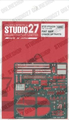 Studio27 1/24 500F Upgrade Parts for Tamiya kits