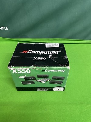 NComputing X550 5 User Desktop Virtualization Kit   PCI Card + Terminals