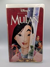 Mulan VHS 1999 Disney Video Tape Masterpiece Original Movie Clamshell Nearly New