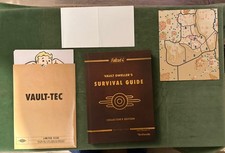 Fallout 4 Collector's Edition Hardback Survival Guide, Strategy Map And Posters 