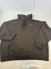 Alo Yoga Accolade Hoodie Women Size XL Brown Oversized Pullover Sweatshirt