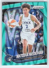 Natisha Hiedeman - 2025 Prizm WNBA - Teal Seismic #/49 - Minnesota Lynx