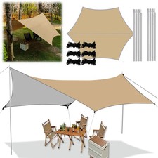 Beach Tent Sun Shelter Outdoor Small Canopy Tent Sun Shade for Camping 450x300cm