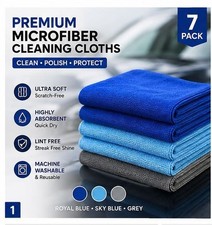 Edgeless Microfibre Cloths x 4 Flawless Microfiber Car Detailing Pure Definition