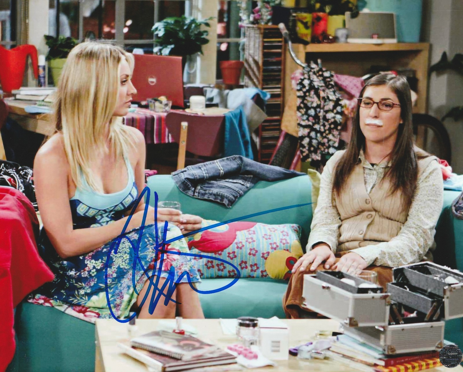 The Big Bang Theory Autographed 8x10 Photo Signed by Kaley Cuoco with COA/Holo