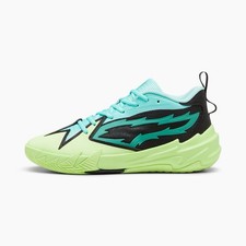 Puma Scoot Zeros II Basketball Shoes Neon Green Aqua Blue Men 11 31041505