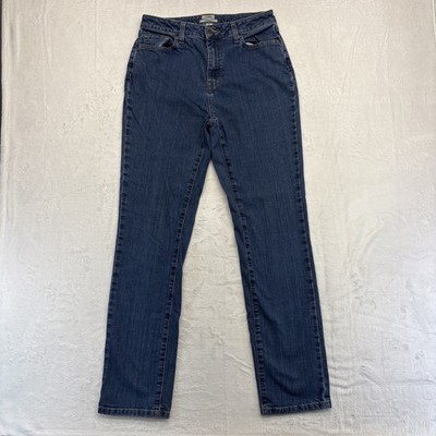L.L.Bean Jeans Women Size 10 Tall Classic Fit High-Waisted 100% Cotton