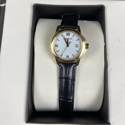 Raymond Weil Women 5376-P-00307 Tradition Analog Genuine Leather Watch New