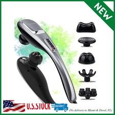 Handheld Deep Tissue Neck Back Electric Massager for Shoulder, Waist, Leg, 3700