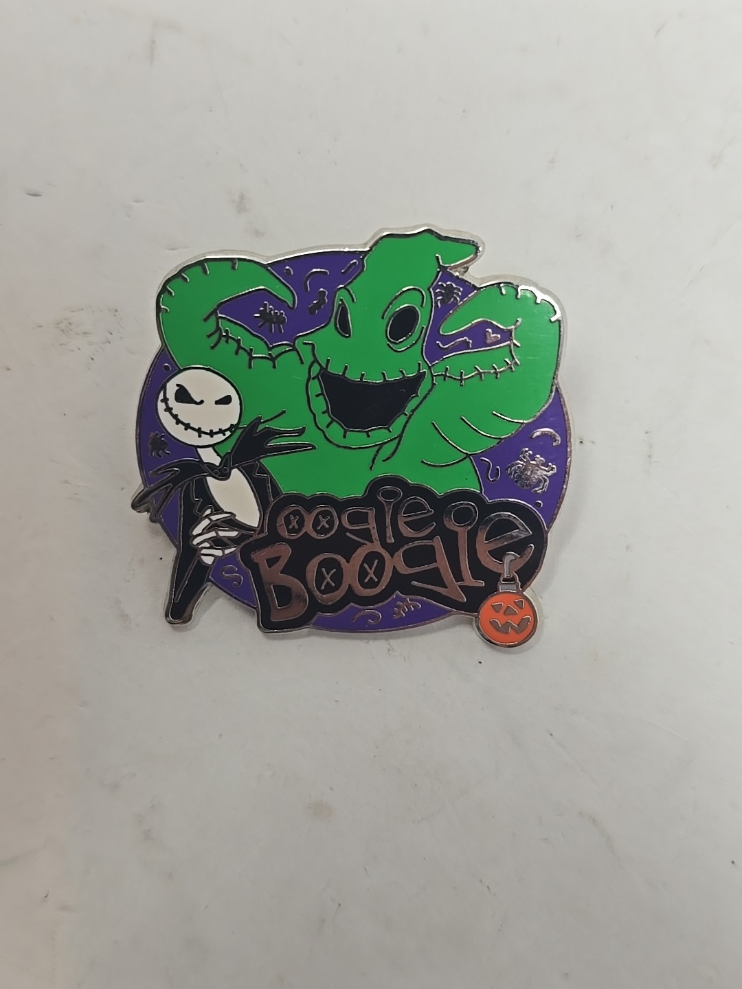 Disney Nightmare Before Christmas 2008 Jack Skellington & Oogie Boogie Pin